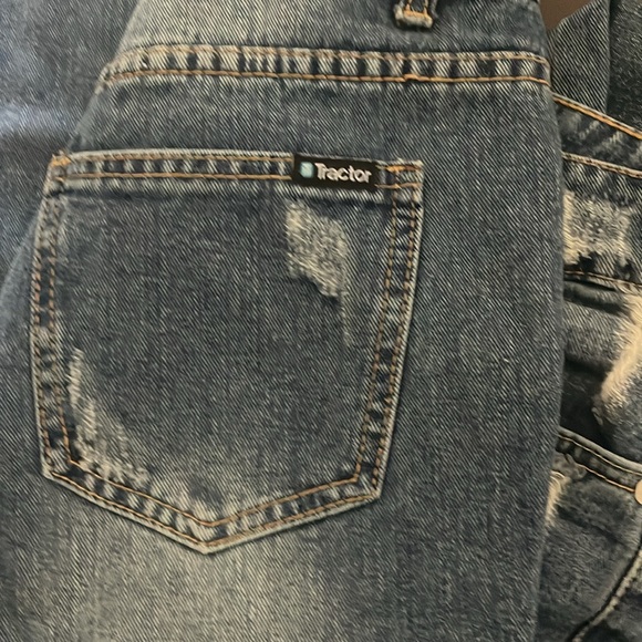 TRACTOR JEANS SIZE 9 Distressed - Picture 6 of 6